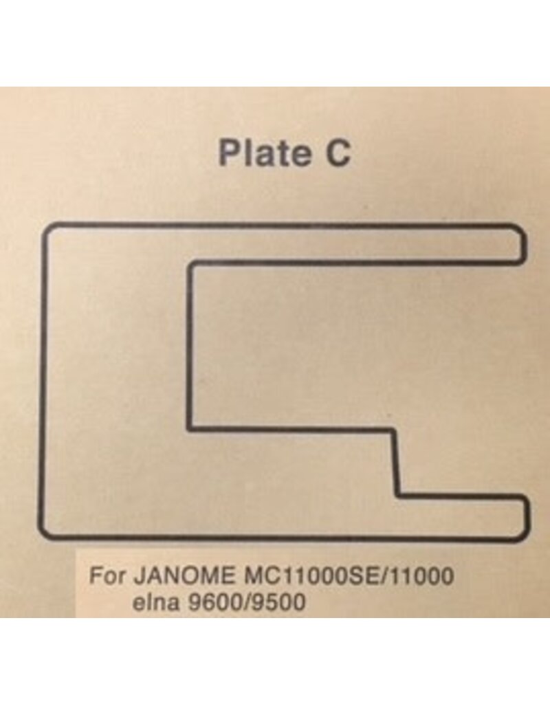 Janome Sewing Table Insert "C"