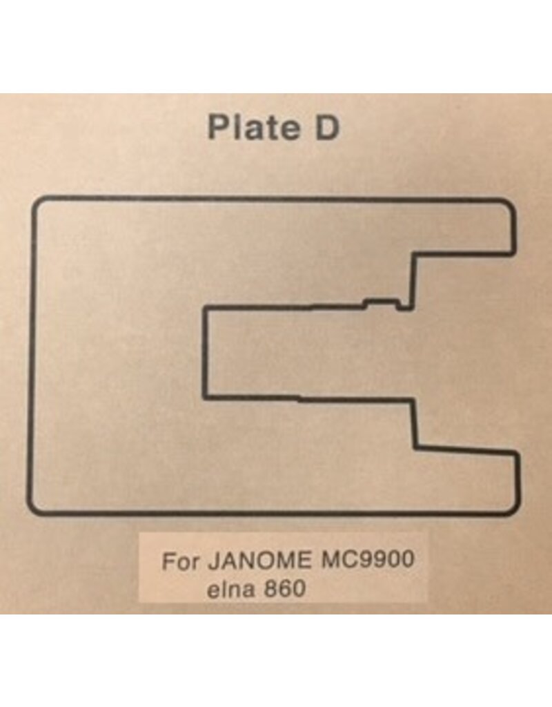 Janome Sewing Table Insert "D"