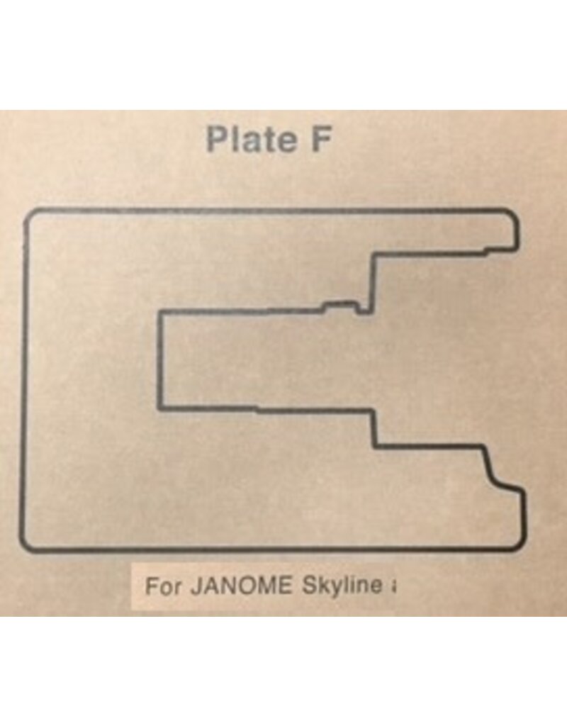 Janome Sewing Table Insert "F"