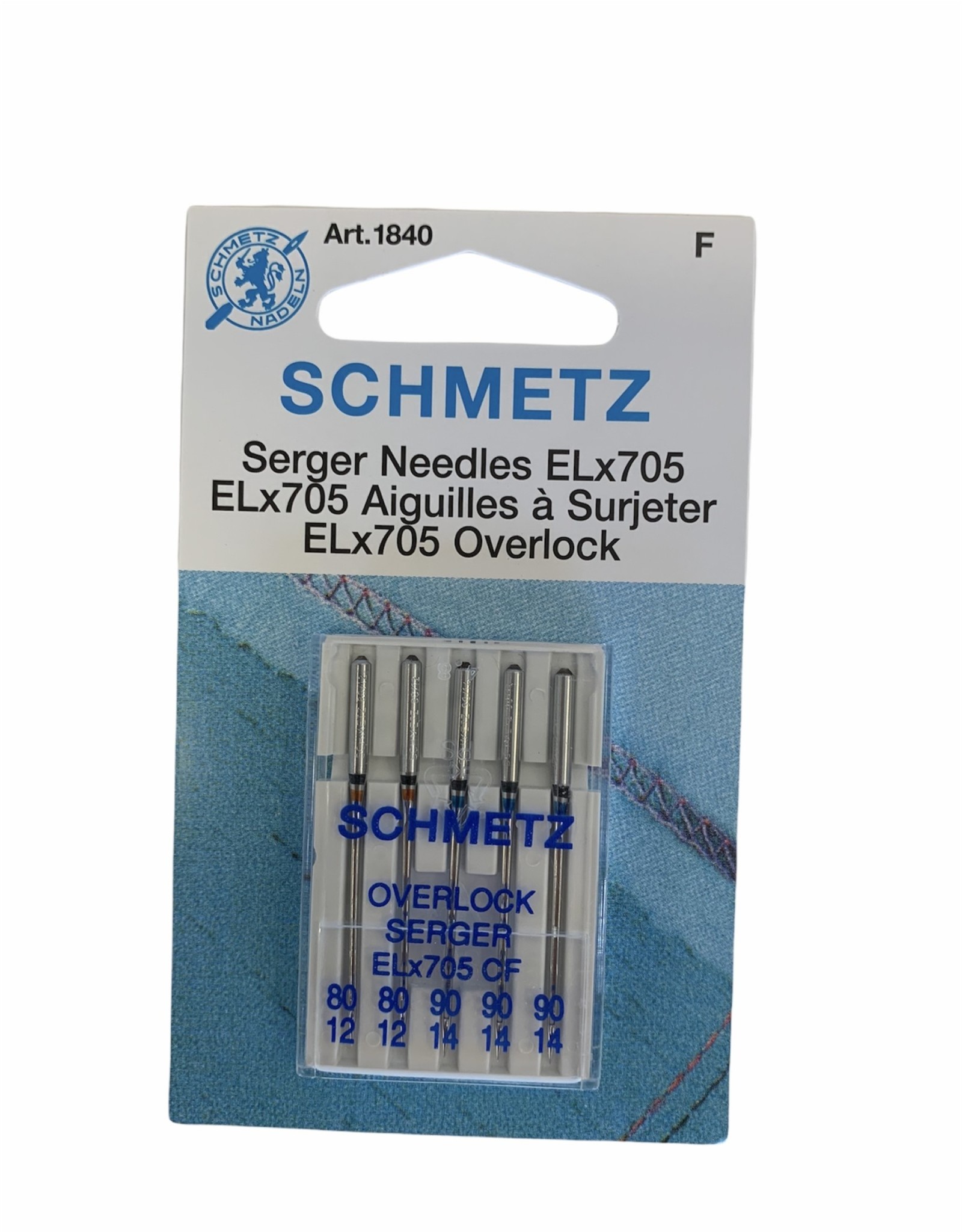 Schmetz Serger Needles Assorted Pack ELx705