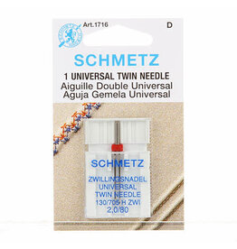 Schmetz SCHMETZ #1716 Twin Needle Carded - 80/12 - 2.0mm