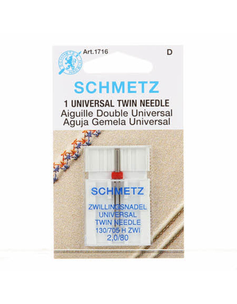 Schmetz Schmetz Twin needle size 2.0mm/80
