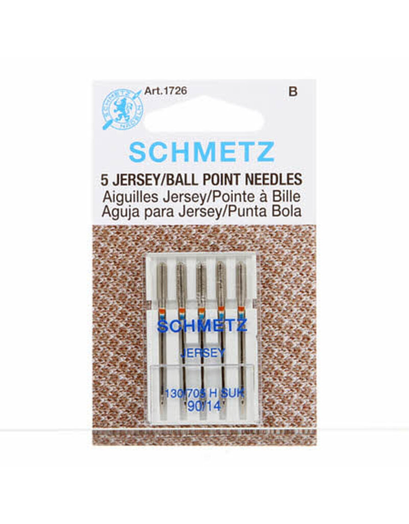 SCHMETZ #1726 Ball Point Needles Carded - 90/14 - 5 count