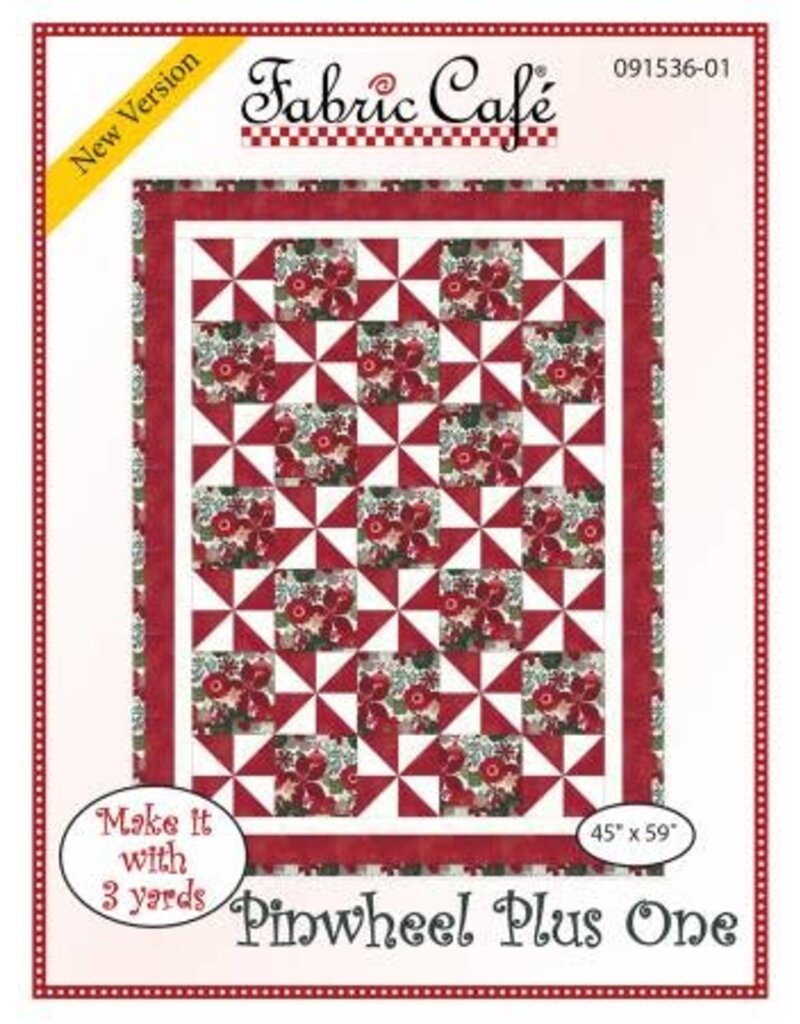 Pinwheel plus one pattern by Fabric Cafe