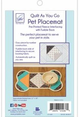 Quilt as you go placemat - Dog with Fabric