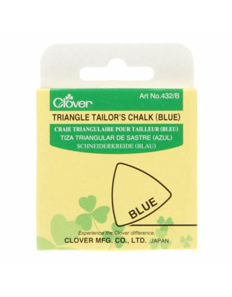 Clover Triangle Tailor's Chalk  - Blue