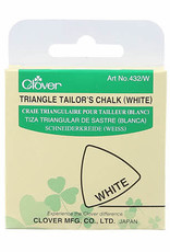 Clover Triangle Tailor's Chalk --White