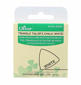 Clover Triangle Tailor's Chalk --White