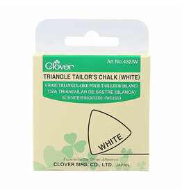 Clover Triangle Tailor's Chalk --White