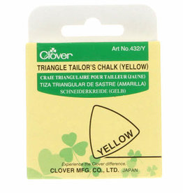 Clover Triangle Tailor's Chalk-- Yellow