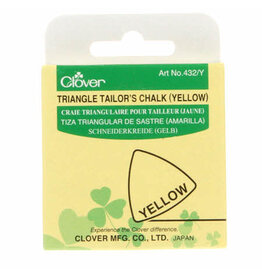 Clover Triangle Tailor's Chalk-- Yellow