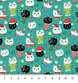 Northcott Santa Paws 24151-64M (1/2m)