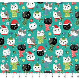 Northcott Santa Paws 24151-64M (1/2m)