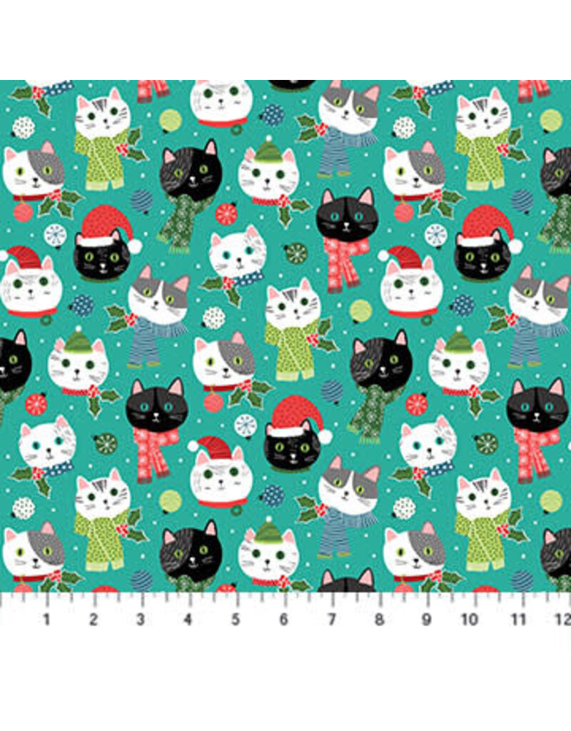 Northcott Santa Paws 24151-64M (1/2m)