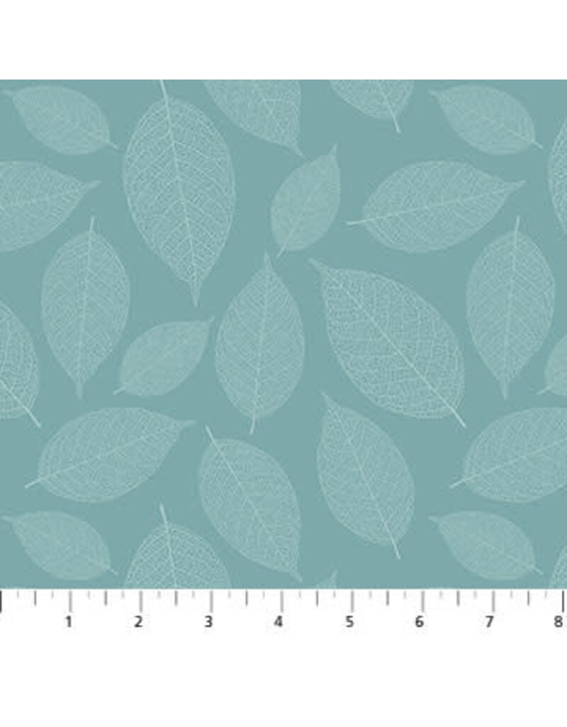 Northcott Silhouette Nordic Sky Small Leafs  23989-62M