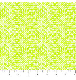 Northcott Enchanted seas green scales (1/2m) 10053-71