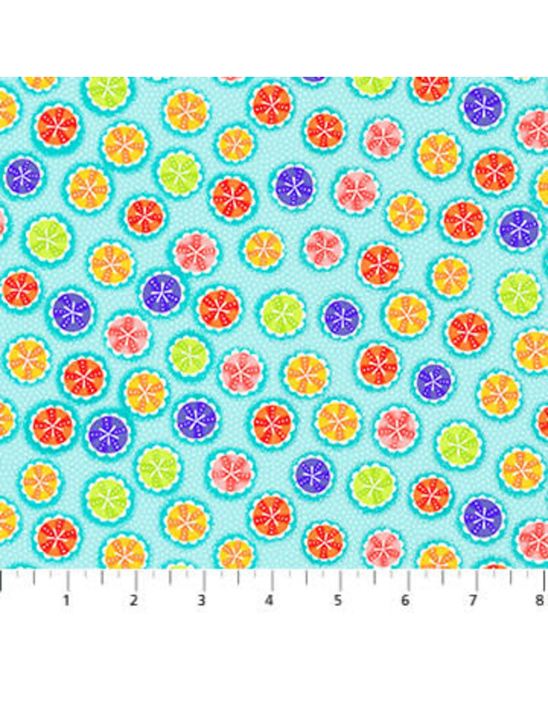 Northcott Enchanted seas multi sea urchins (1/2m) 10060-61