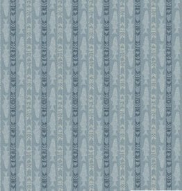 P&B Textiles Blue Fish Stripe LESC4520-B (1/2m)