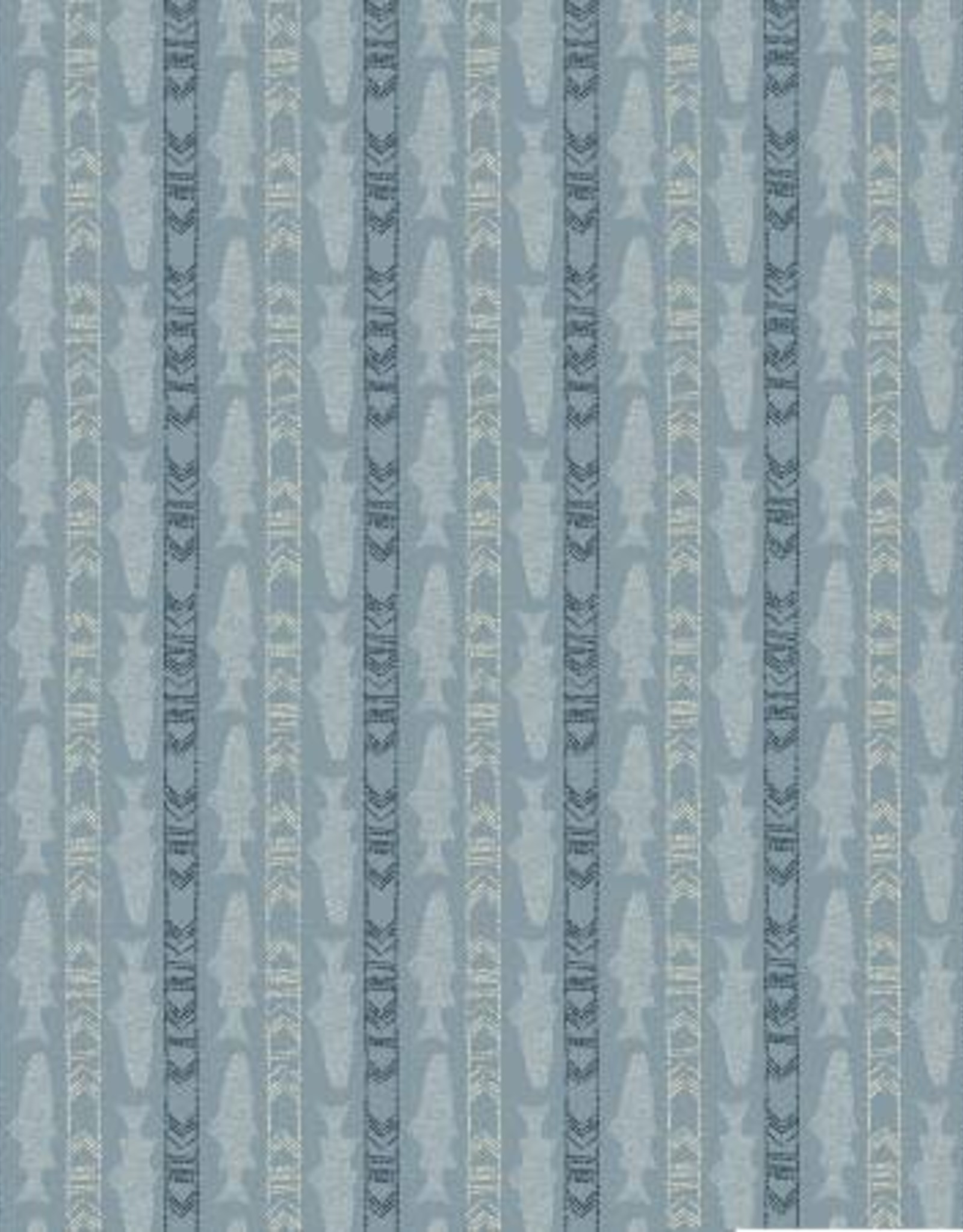 P&B Textiles Blue Fish Stripe LESC4520-B (1/2m)