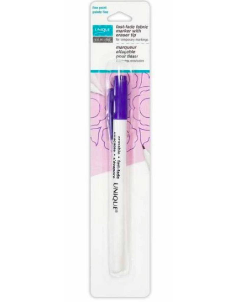 UNIQUE SEWING Fast Fade Marking Pen Purple