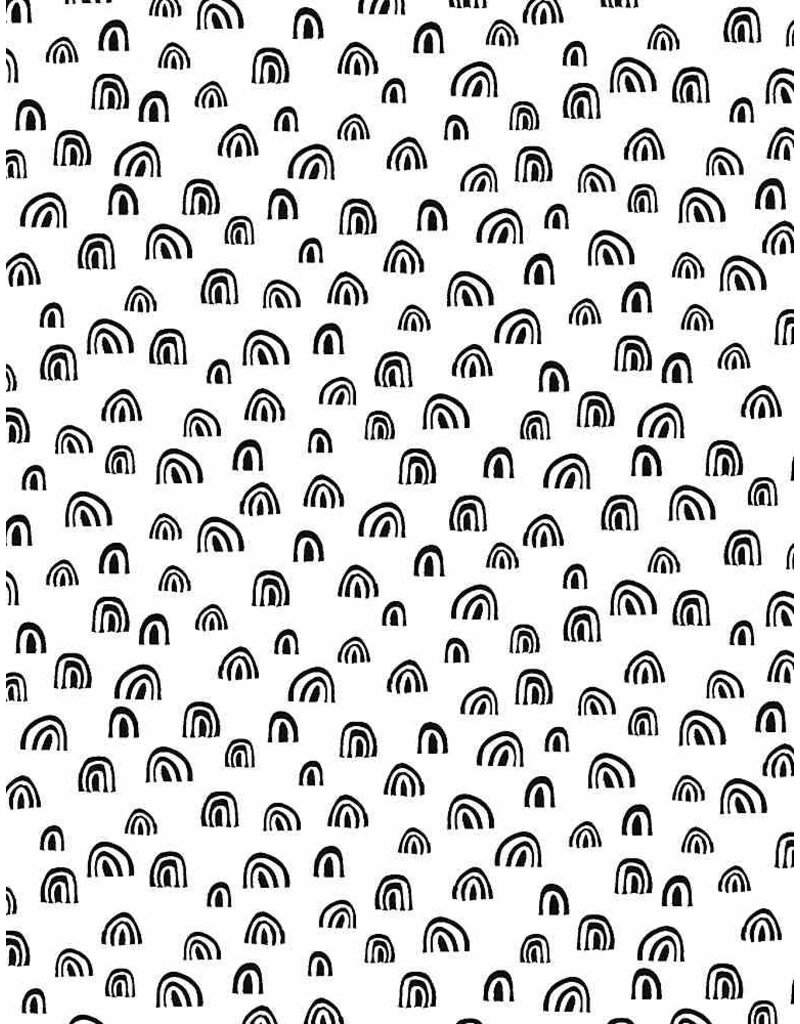 Rainbows (white) WG1986 (1/2m)