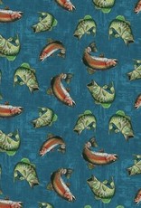 Blue Fish Toss (90516-474) (1/2m)
