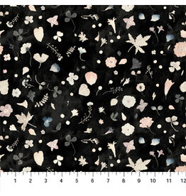 Memories black floral (1/2m) 90390-99