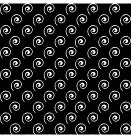 Coffee Chalk Steam Swirl - C11038R-BLACK