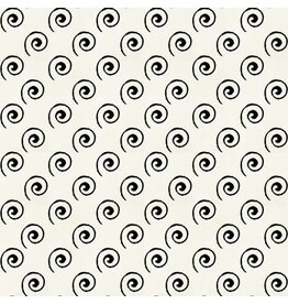 Coffee Chalk Steam Swirl - C11038R-OFFWHITE