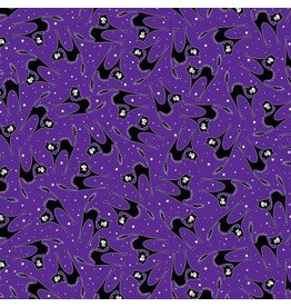 Halloween Party- Scaredy Cat Purple (1/2m)