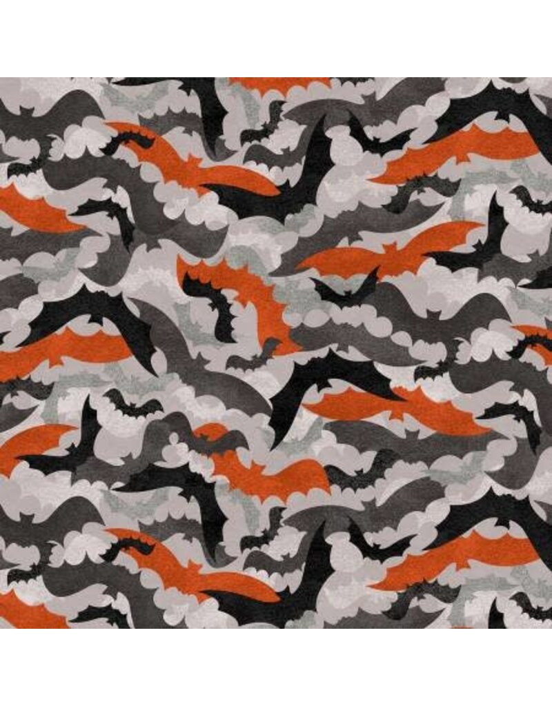 Halloween Party- Going Batty Gray (1/2m)