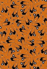 Halloween Party- Scaredy Cat Orange (1/2m)