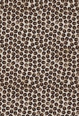 Coffee Chalk Bean Toss Taupe (1/2m)-C11037R-TAUPE