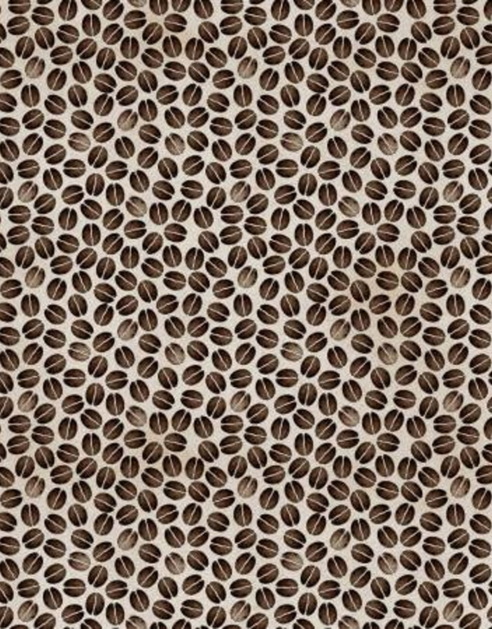 Coffee Chalk Bean Toss Taupe (1/2m)-C11037R-TAUPE