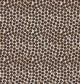 Coffee Chalk Bean Toss Taupe (1/2m)-C11037R-TAUPE