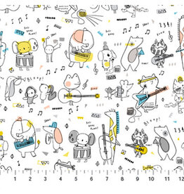 Band Practice - White Marching Band (1/2m)