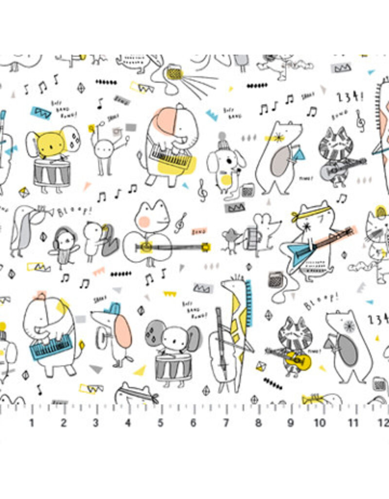 Band Practice - White Marching Band (1/2m)