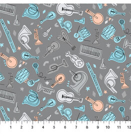 Band Practice - Grey Instruments (1/2m)