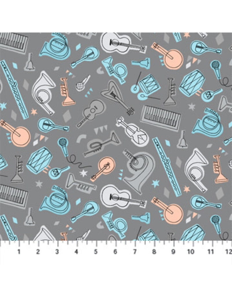 Band Practice - Grey Instruments (1/2m)