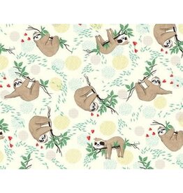 JN Harper Slow & Steady Tossed Hanging Sloths  (1/2m)- CD8847