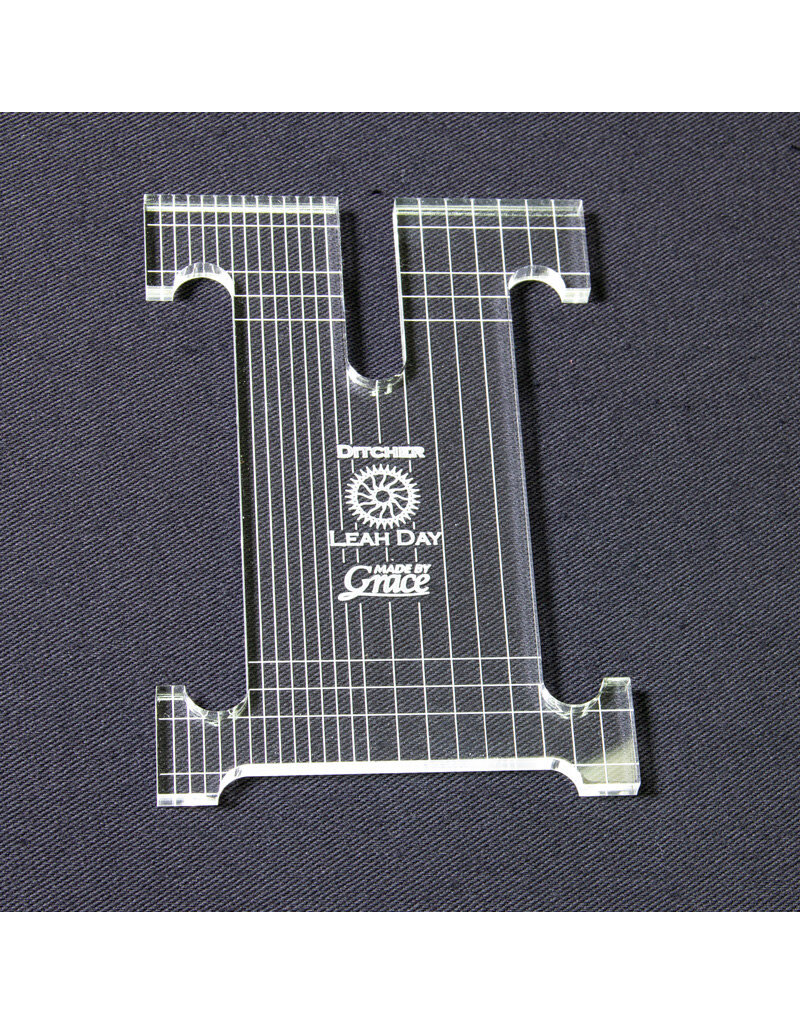 Ruler template - ditcher