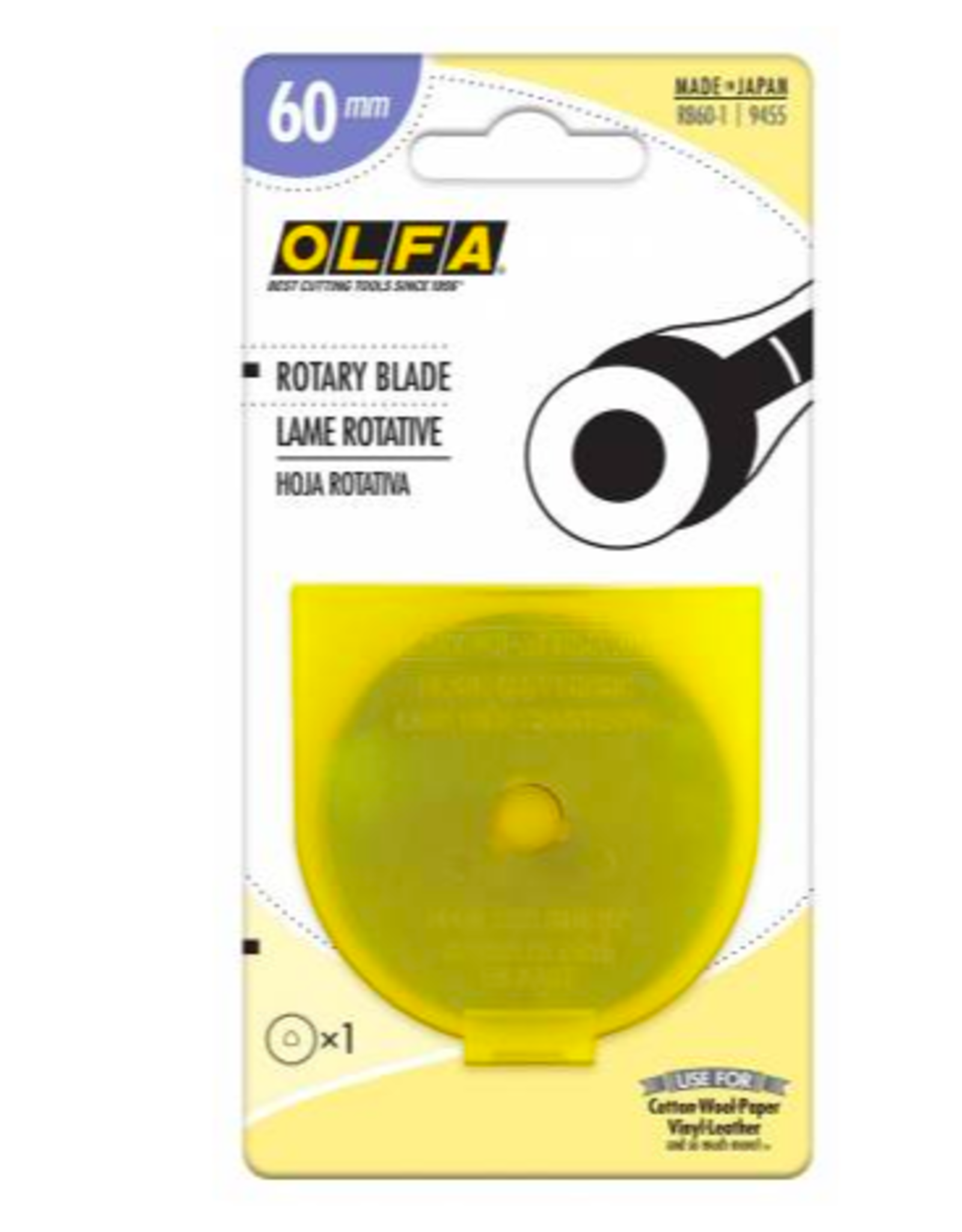 OLFA OLFA 60 mm rotary blade RTY3 1pc