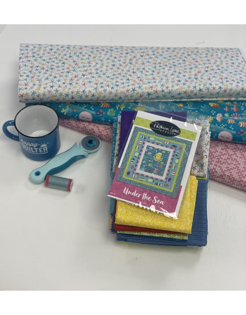 Patrick Lose Studio Under the Sea Quilt Kit 75" x 87"