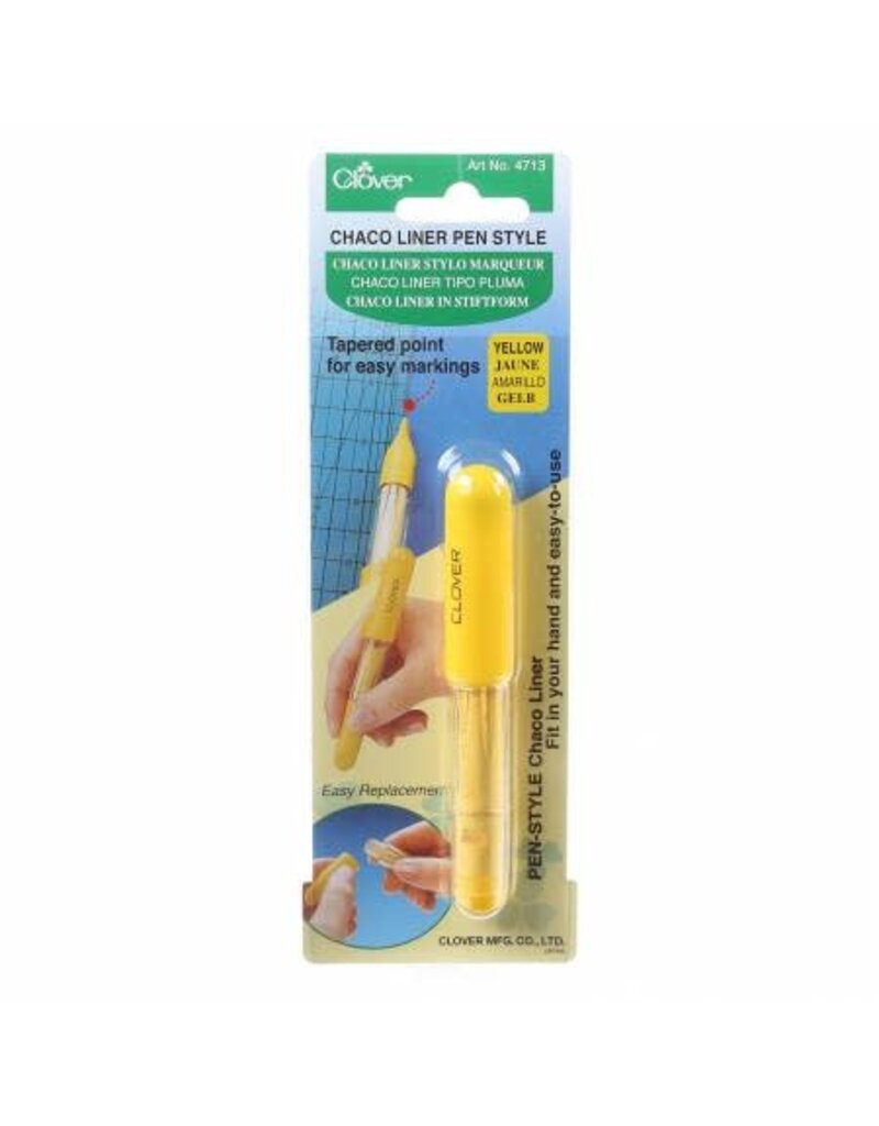 Clover Chaco liner pen style Yellow
