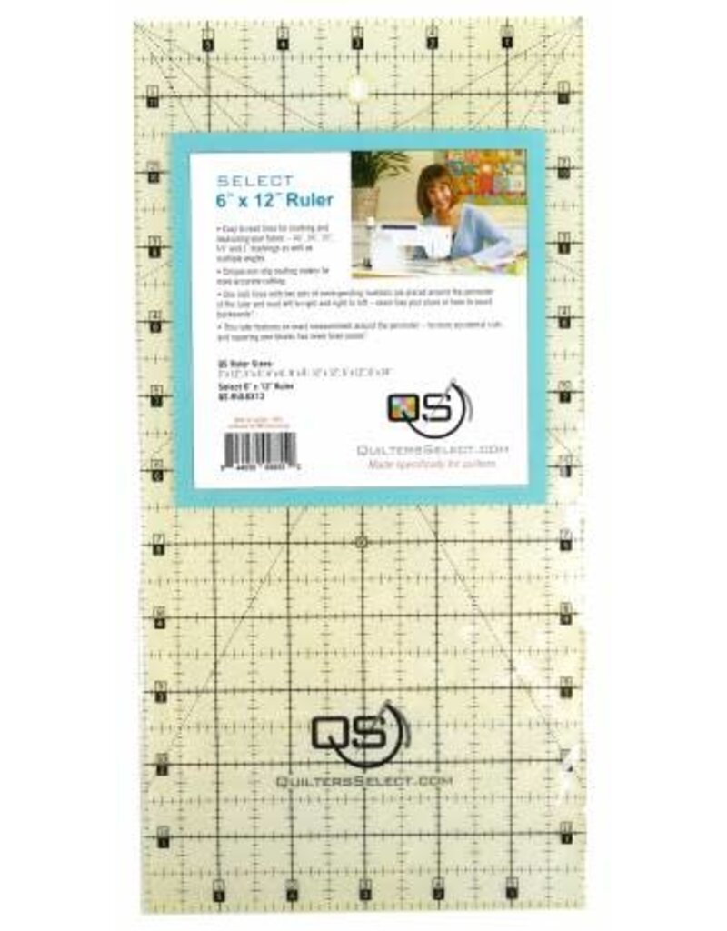 Quilters Select Quilters Select Non-Slip Ruler 6in x 12in