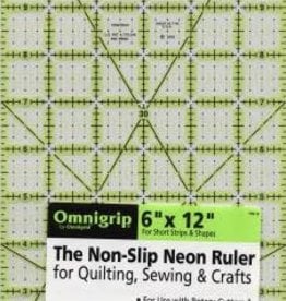 Omnigrid Omnigrip Neon Ruler 20.5 x 20.5