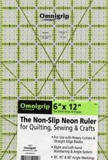 Omnigrid Omnigrip Neon Ruler 6in x 12in