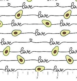 Northcott Avocado Love (1/2m) 24582-10