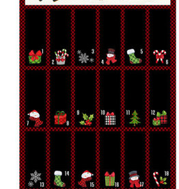 Northcott Santa's Tree Farm Advent Calendar  Panel 24731-99