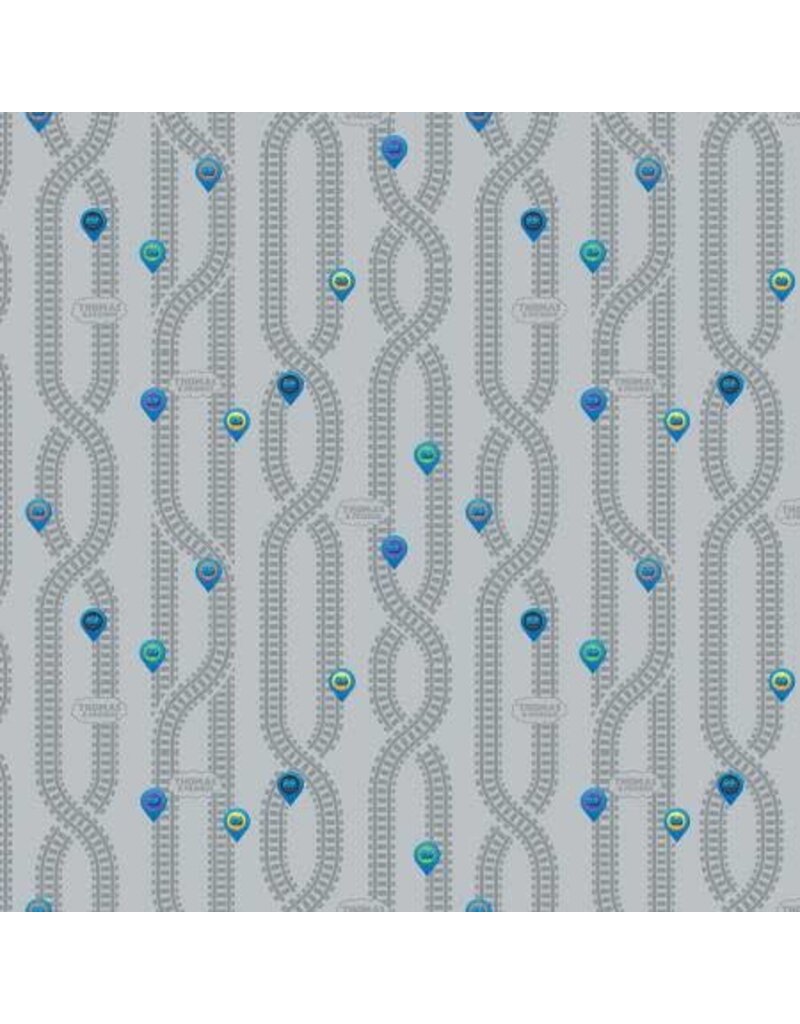 Full Steam Ahead Key Locations Gray (1/2m) - C12514R